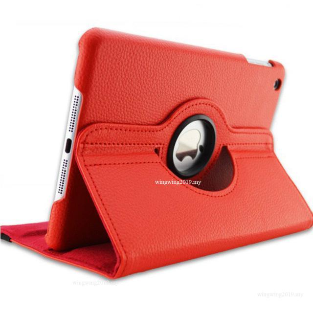 Case Pelindung Bahan Kulit PU Model Putar 360 Derajat Auto Wake Sleep Untuk IPad 9th Gen 10.2 8th 7th air 1 2 3 9.7 2018 2017