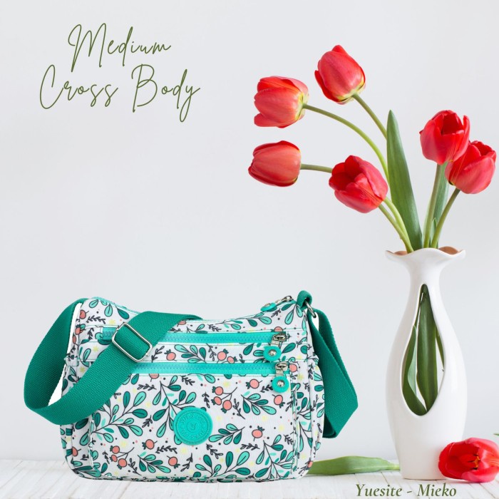 Tas Selempang Wanita YUESITE MIEKO  MEDIUM SLINGBAG 8 T8Q8 Terlaris Santai Viral 2021 Sintetis Murah