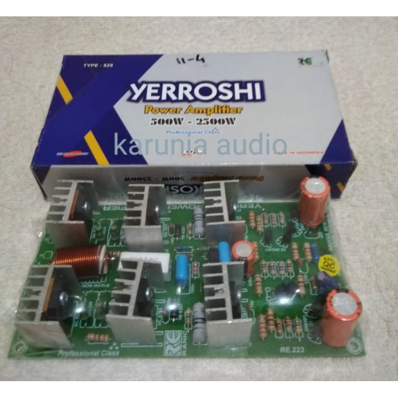Kit Driver Power Amplifier 500-2500W  Yeroshi