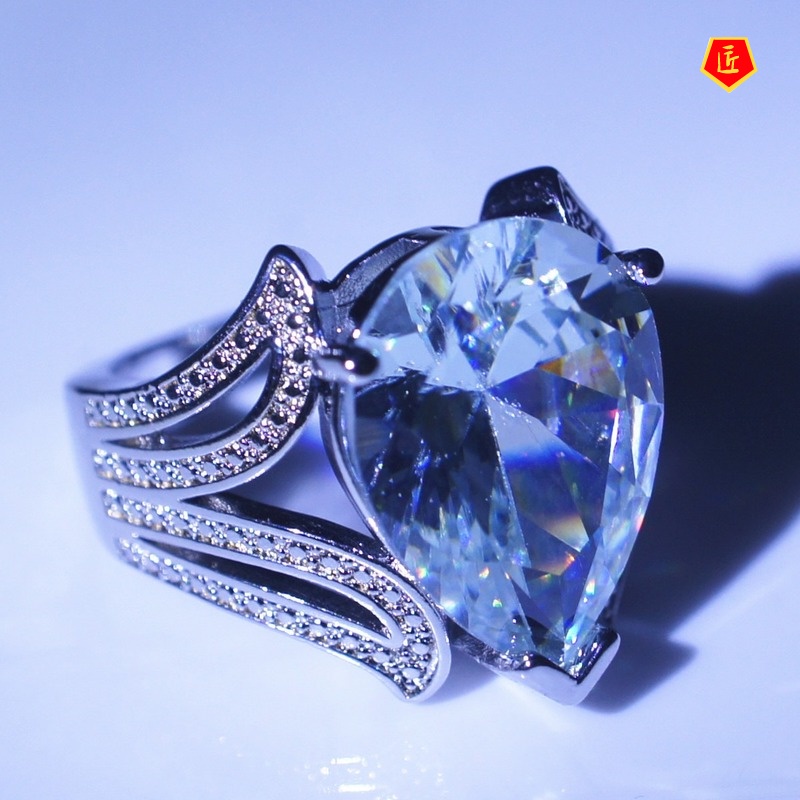 [Ready Stock]Creative Personality Shiny Diamond Ring