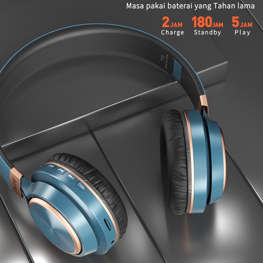 Terlaris.. TACOO Headphone Bluetooth Headset Bluetooth In-Ear Deep Bass Stereo + Nirkabel Hifi Stere