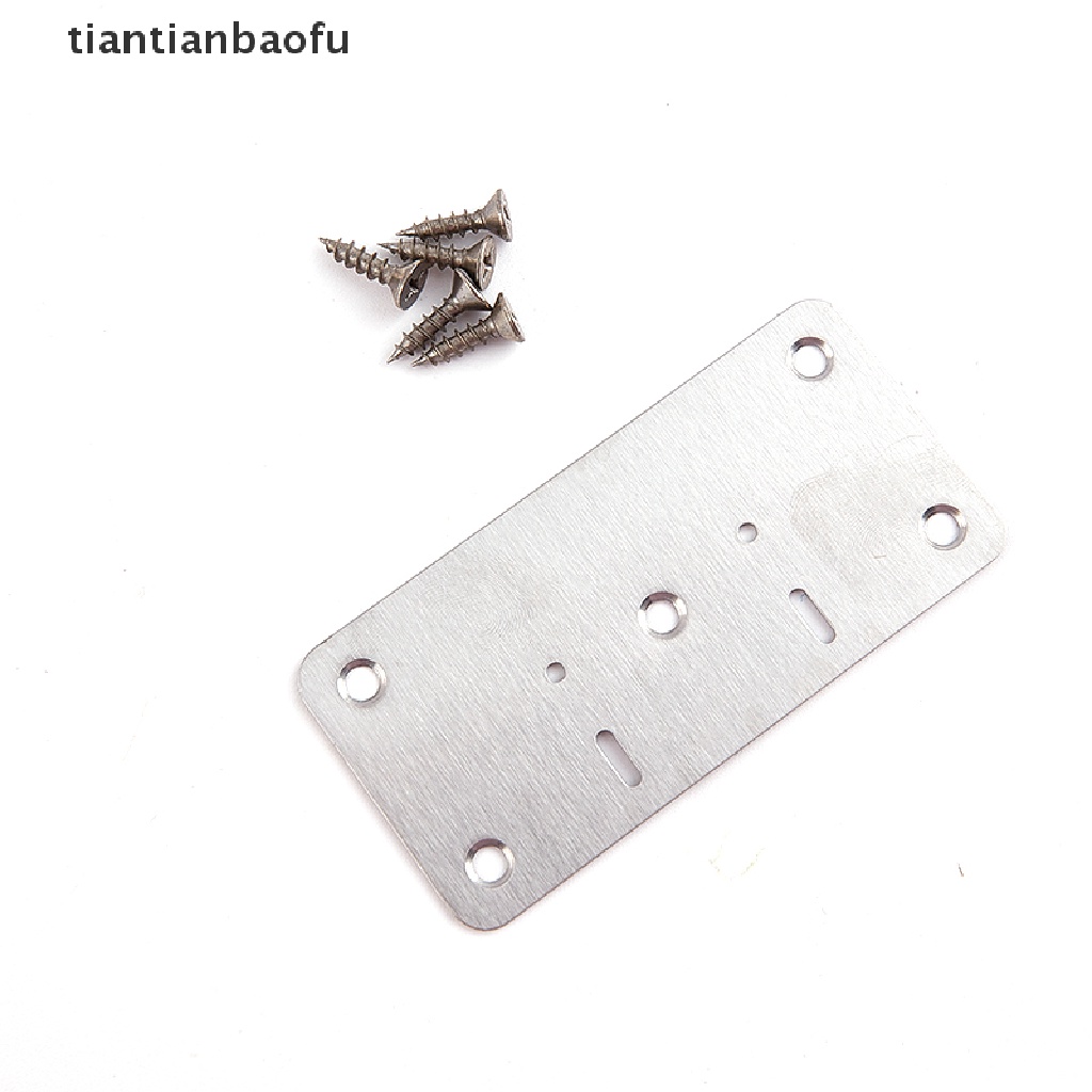 [tiantianbaofu] Hinge Repair Plate With Mounting Screws For Repairing Furniture Door Hinge Parts Boutique