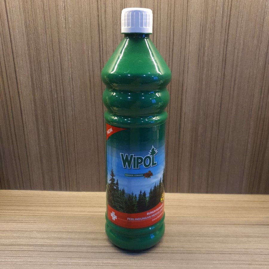 Wipol Karbol Pembersih Lantai Cairan Desinfectan Cemara Botol 800 Ml