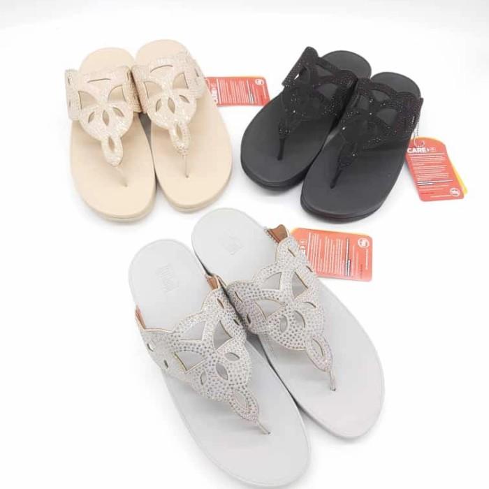 SANDAL JEPIT WANITA FITFLOP FLORA II WOMEN ORIGINAL PROMO