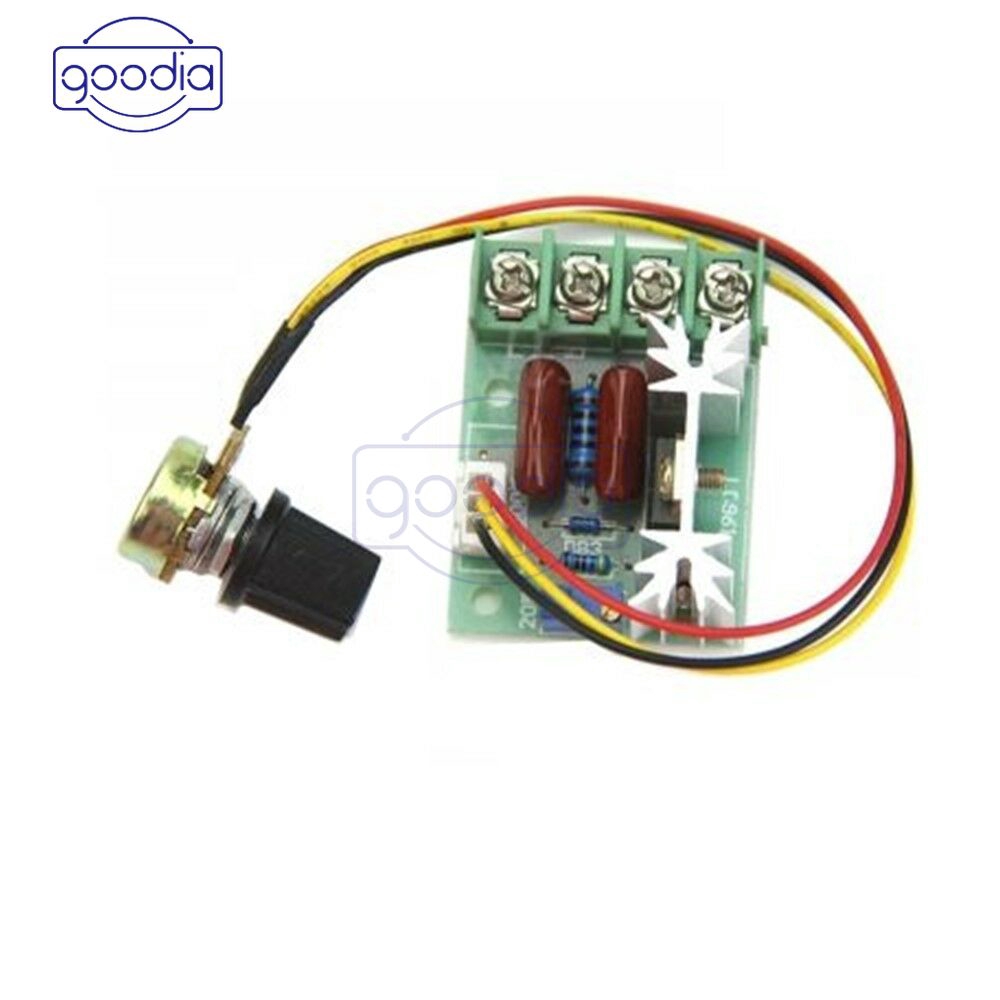 Saklar Regulator Kontrol Kecepatan Motor Potensiometer Tegangan Scr 2000w 50-220v