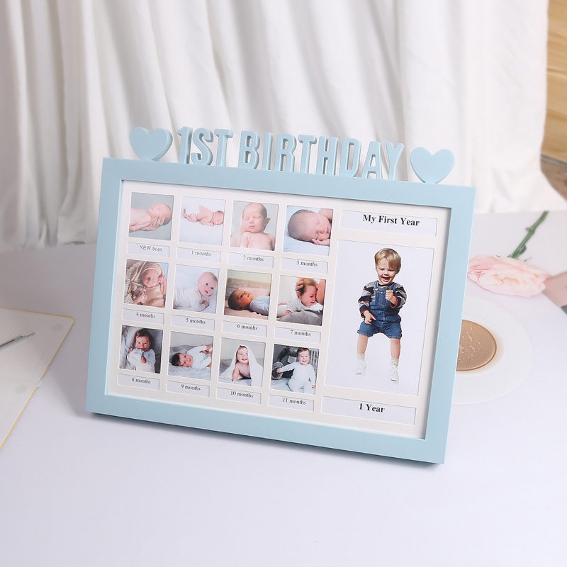 Mary Bingkai Foto Bayi 0-12 Bulan Bahan Plastik DIY