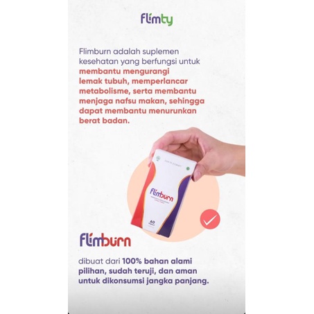 NEW FLIMBURN by FLIMTY FIBER / Fat Burner / OBAT PELANGSING SLIMMING MENGURANGI LEMAK TUBUH DIET PELANGSING ALAMI MENAHAN NAPSU MAKAN HERBAL ALAMI