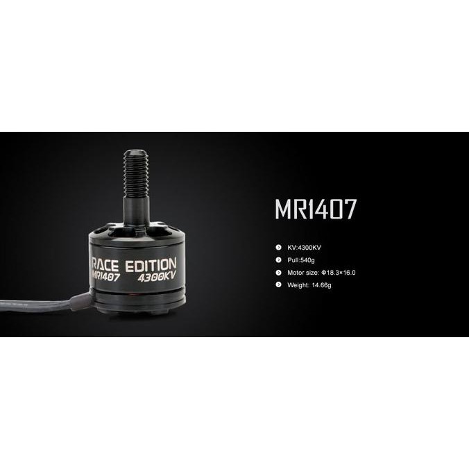 DYS MR1407 4300KV 3-4S Race Edition 1407 Brushless Motor