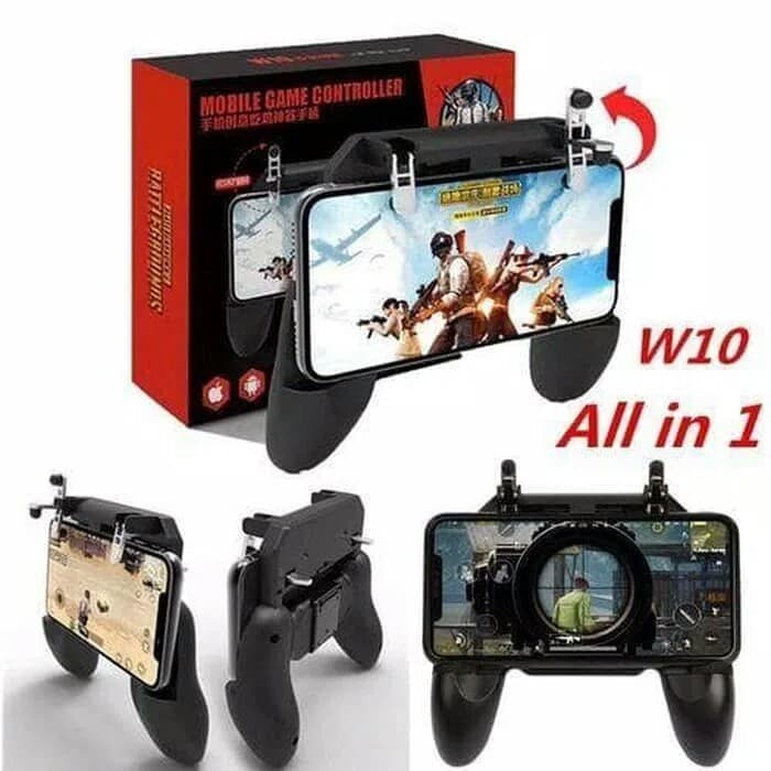 Gamepad W10 joystick trigger L1R1 holder button standing mobile legend game