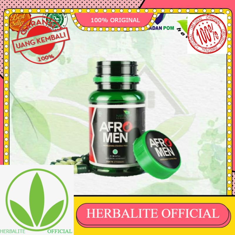 100% ORIGINAL AFROMEN - ( Bisa Cod ) OBAT STAMINA PRIA HERBAL 100% ORIGINAL