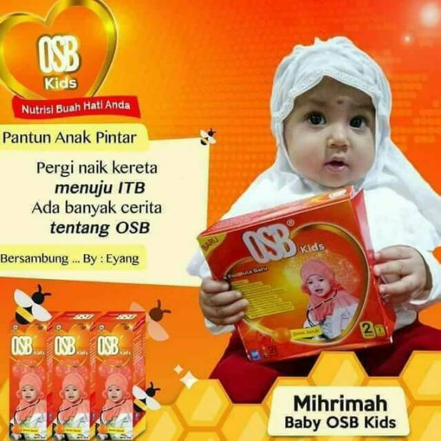 OSB Kids # Vitamin Herbal . Nutrisi otak anak # Omar Smart Brain