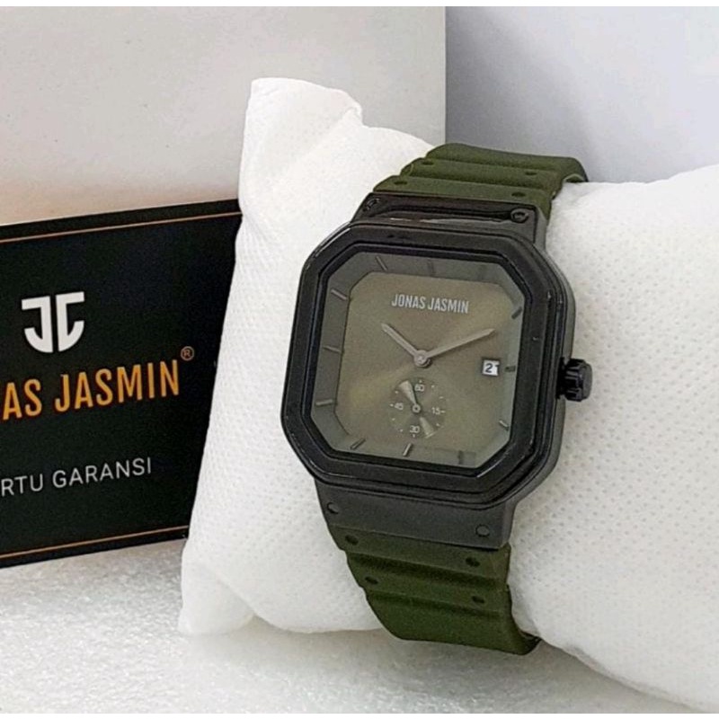 Jam Tangan JJ Kasual Rubber Tgl Aktif