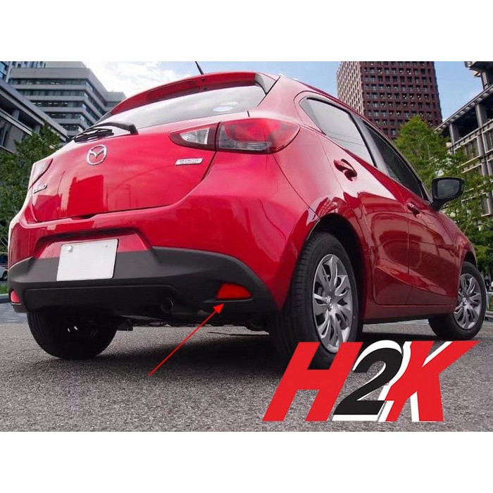 Reflektor Mazda 2 Skyactiv Mata kucing Mazda 2 Skyactiv