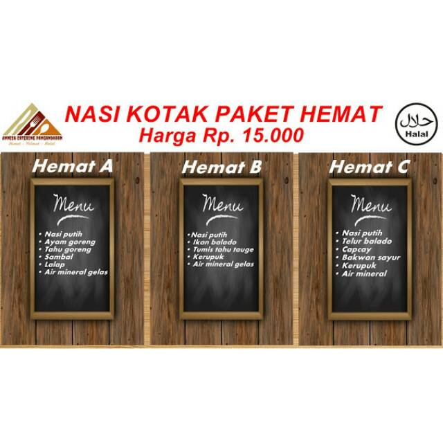 

Catering Pangandaran Nasi Kotak Paket Hemat - Annisa Catering Pangandaran