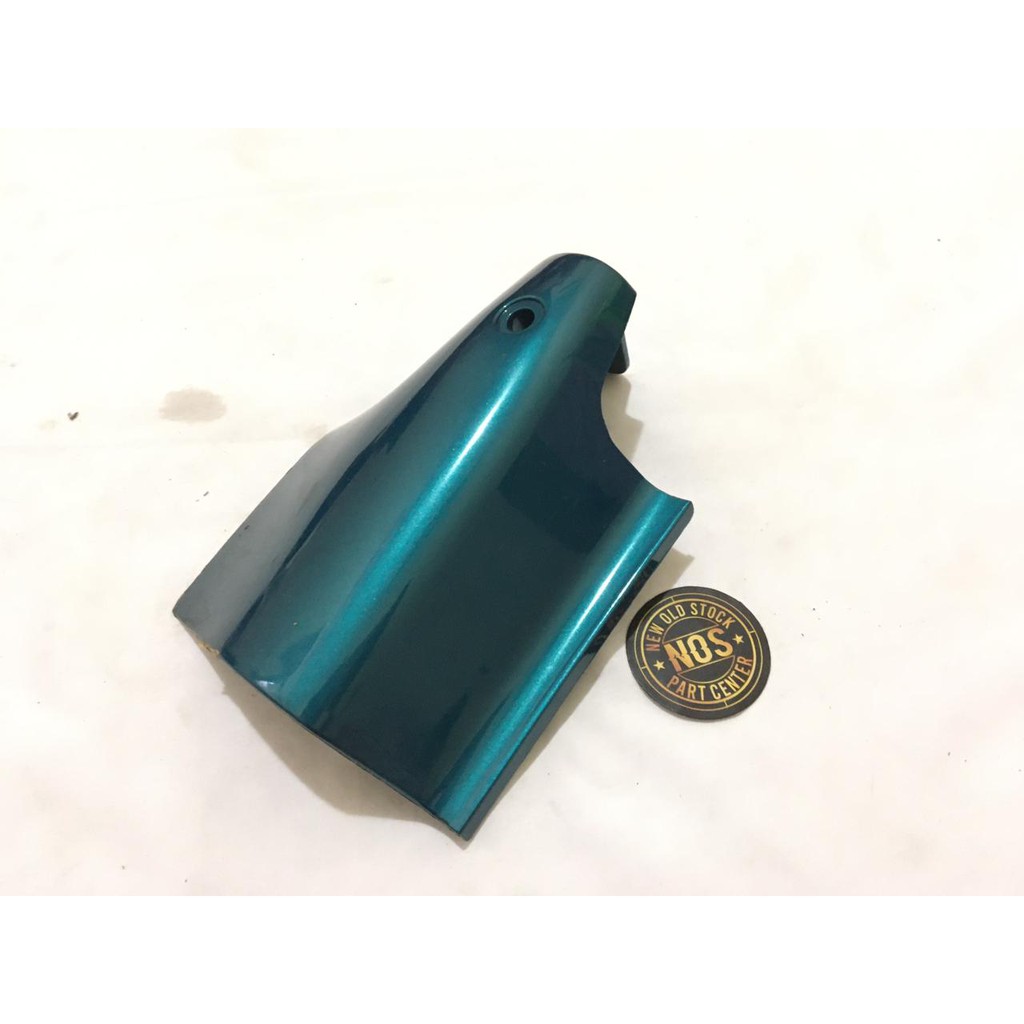 COVER SHOCK SKOK DEPAN  BAGIAN KIRI SUZUKI TORNADO SHOGUN KEBO HIJAU METALIC METALIK ORIGINAL NOS