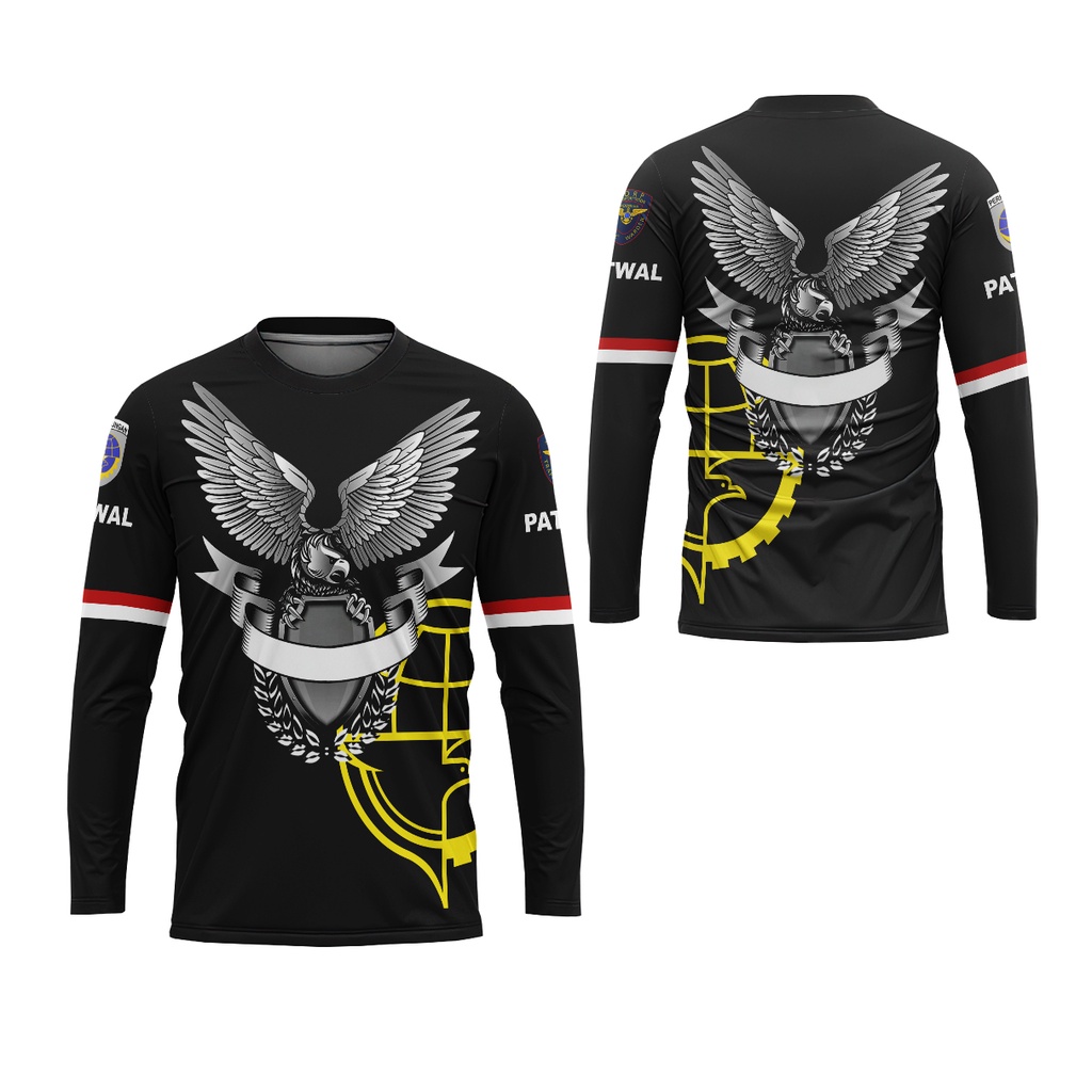 Kaos Dishub PATWAL Lengan Panjang | Kaos Dishub Patwal Pria | Kaos Dishub Patwal Lengan Panjang full