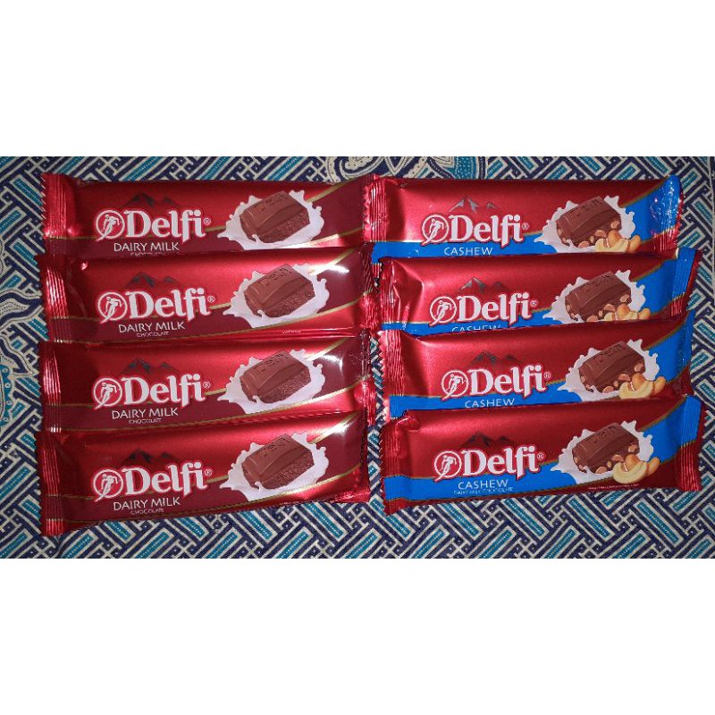 

Delfi Dairy Milk Chocolate & Cashew 40gr (TERMURAH)