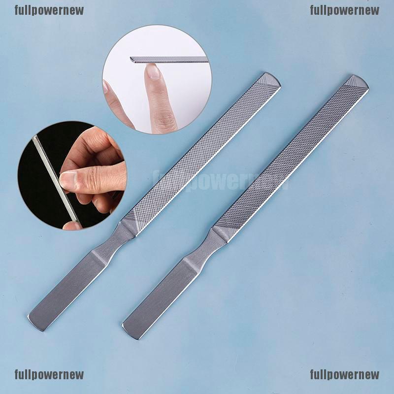 【COD】FLID Pengikir Kuku Dua Sisi Bahan Stainless Steel untuk Manicure