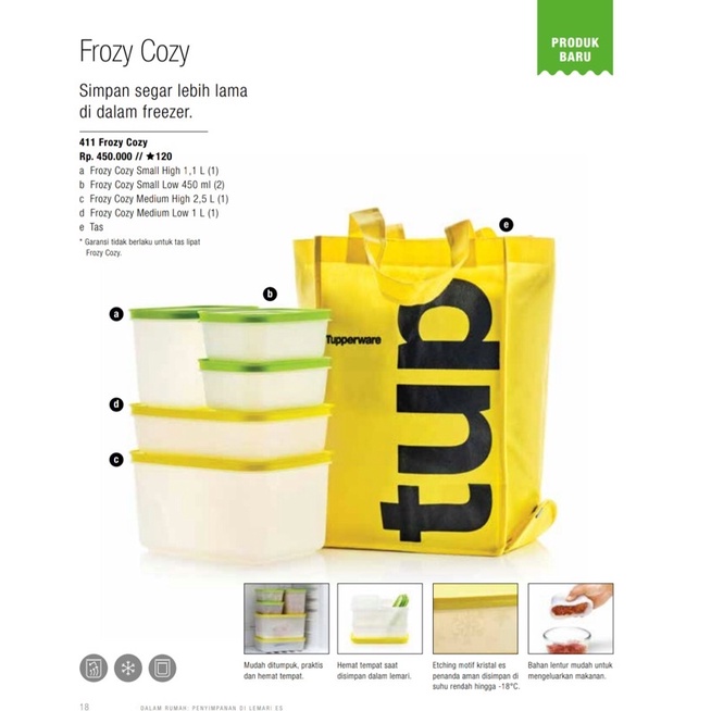 Frozy Cozy Tupperware