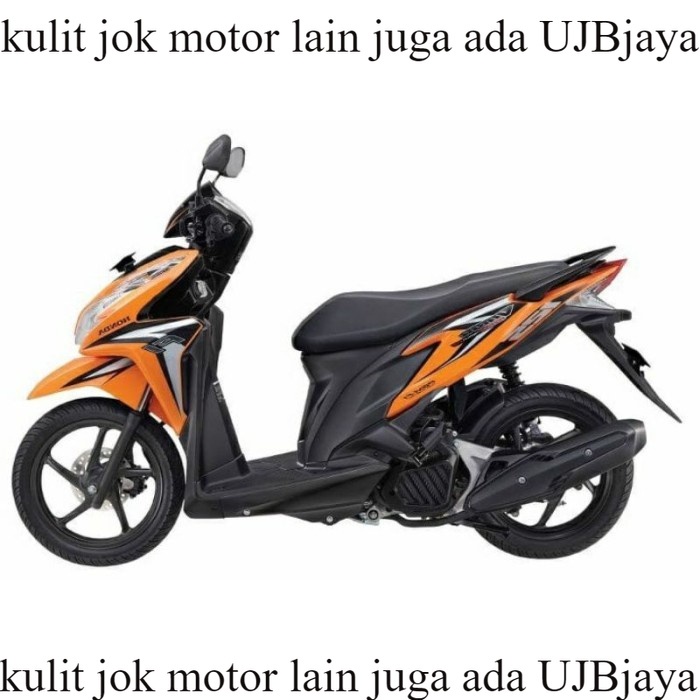 Sarung Jok Motor Vario 125 Fi/Techno Original / BAHAN ORI POLOS Kulit Jok Motor Vario 125 Fi/Techno 