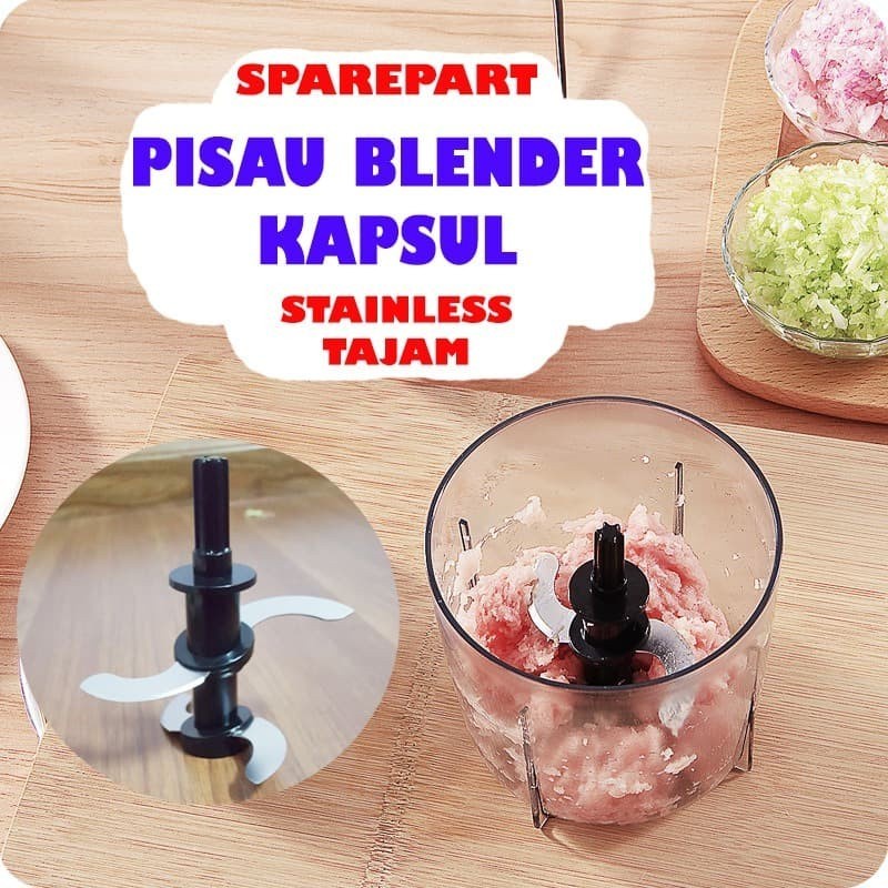 LALUGO Pisau Blender Kapsul Spare Part Blade Capsule Cutter Quatre Tajam