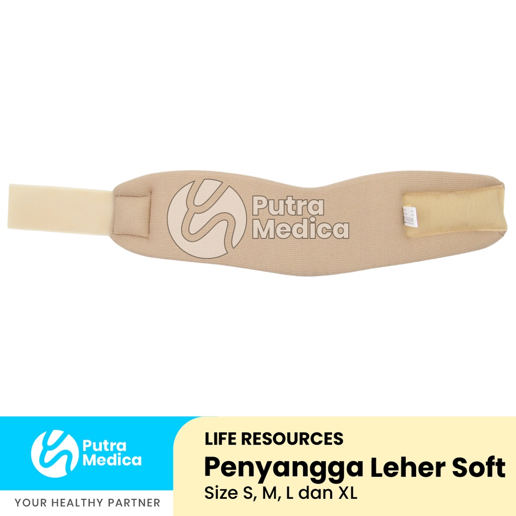 Life Resources Penyangga Leher Cedera Soft / Alat Penopang Penegak Leher / Adjustable Soft Cervical Collar / Servical Colar