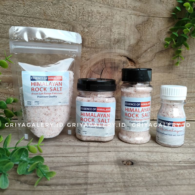 

Pink Himalayan Salt / Garam Himalaya Kristal Crystal Kasar himsalt halus mpasi jsR