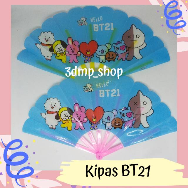 Kipas BTS BT21 KPOP tata chimmy cooky shooky koya