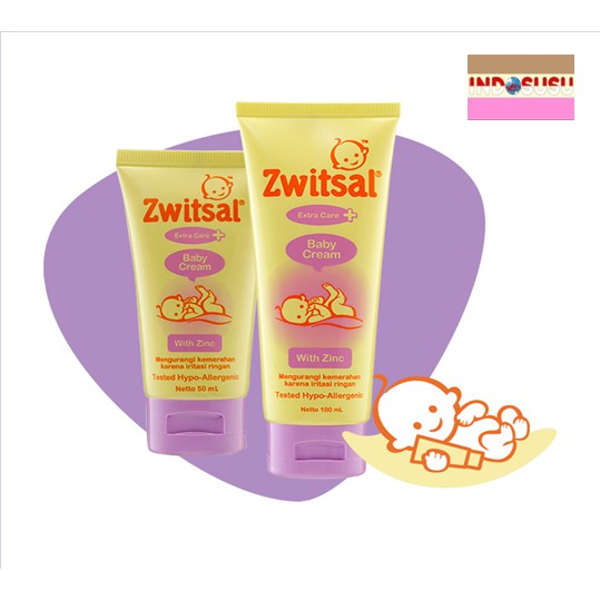 Jual Zwitsal Baby Cream With Zinc 50ml / 100ml Shopee Indonesia
