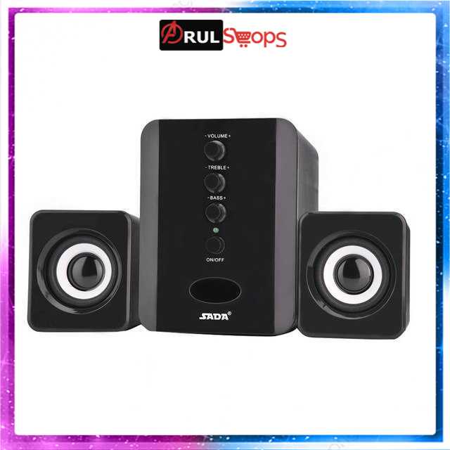 SADA D-202 Speaker Stereo 2.1 with Subwoofer &amp; USB Power