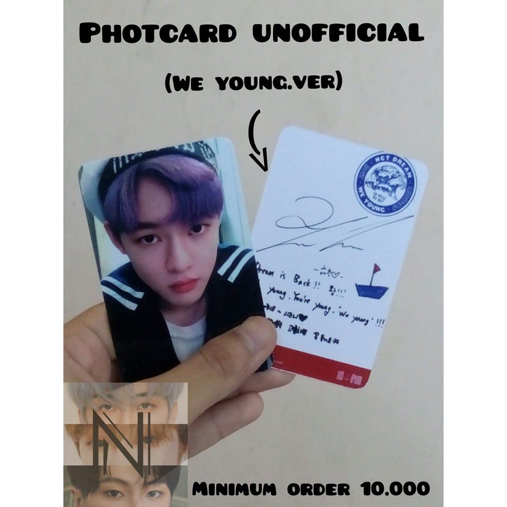 PHOTOCARD UNOFFICIAL | NCT DREAM | WE YOUNG | FREEBIES