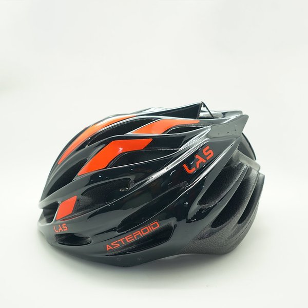 Helm Sepeda LAS Asteroid - Black Orange