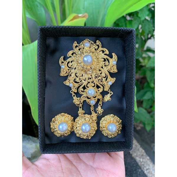 Set Bros Alpaka Bali Murah | Bros Kebaya