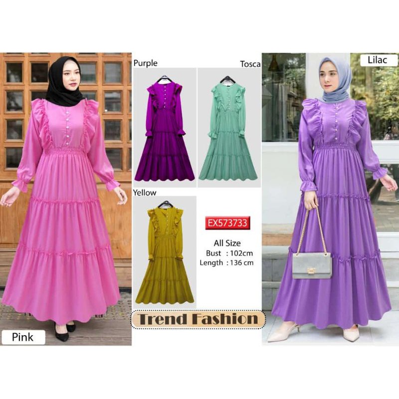 Gamis Maxi Ananda Lilac Extu