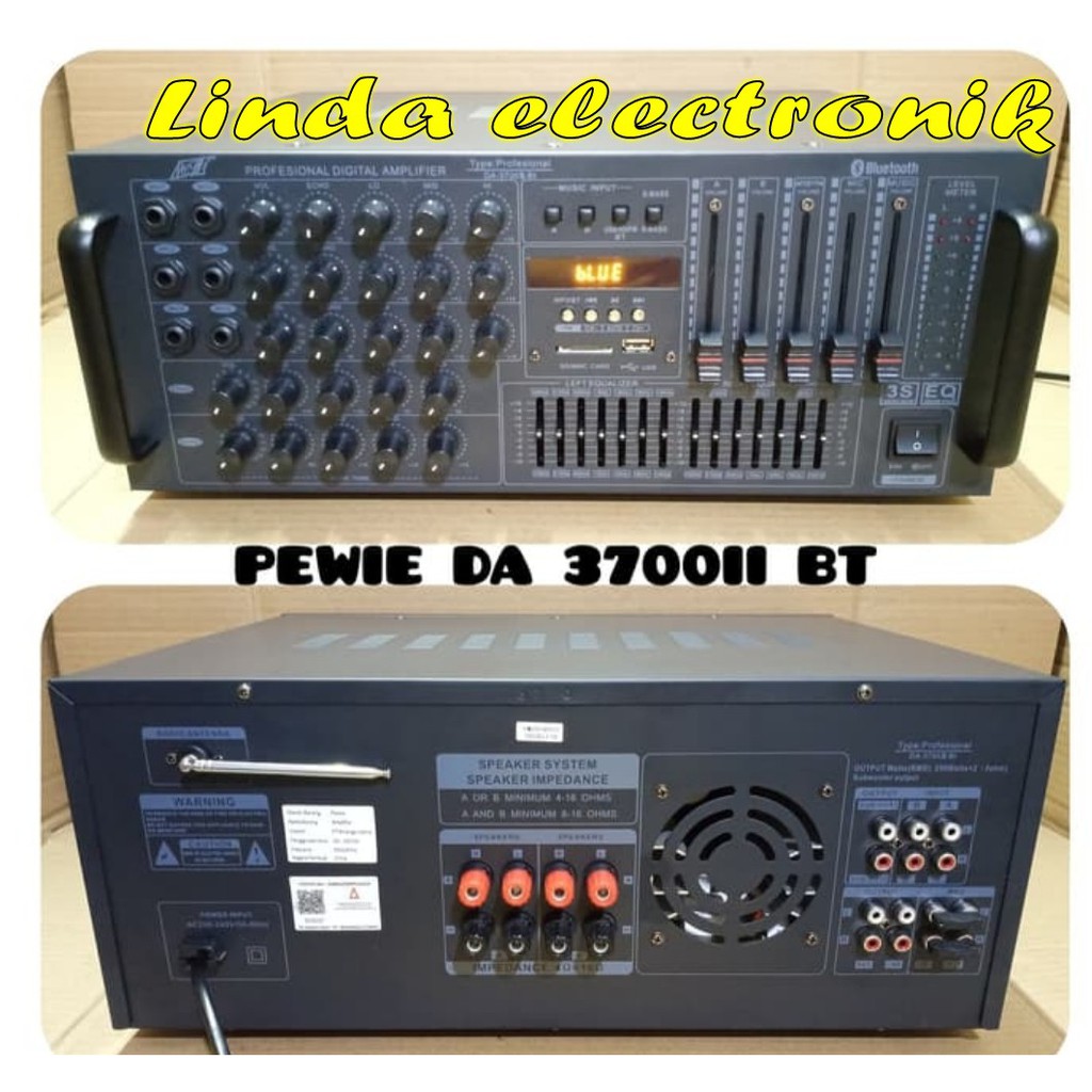 amplifier pewie da3700llbt ampli digital pewie da 3700llbt da3700ll bt