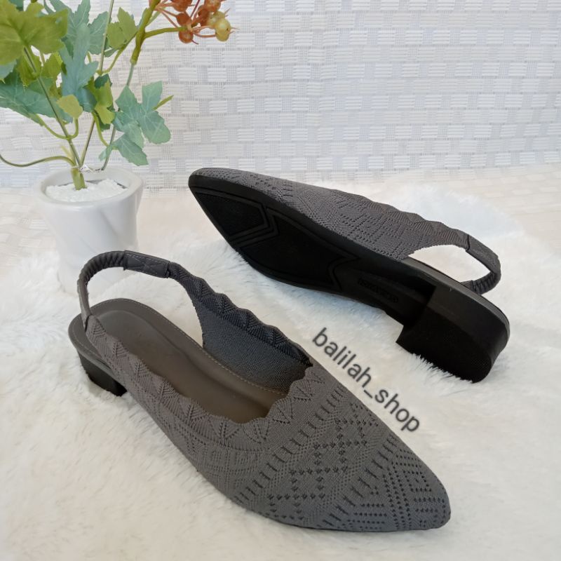 Wedges Wanita Hak Tali Belakang PEO 09 , Sandal Wanita