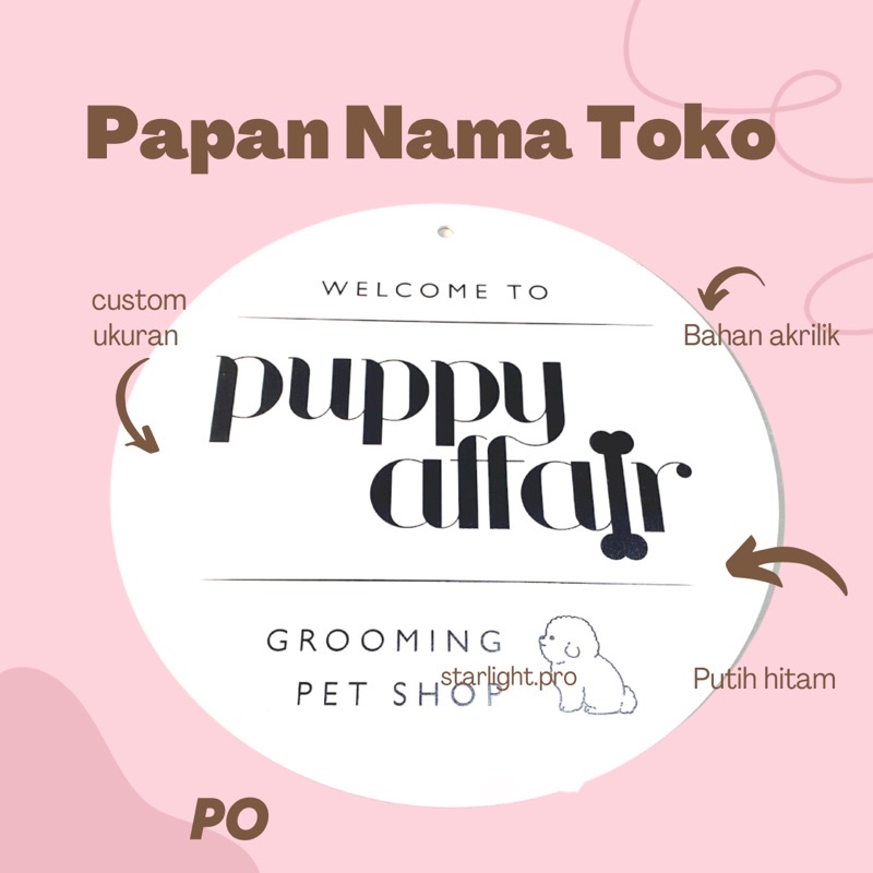 

TERMURAH PAPAN NAMA TOKO AKRILIK / NAME SIGNAGE / CUSTOM PAPAN NAMA / LOGO TOKO