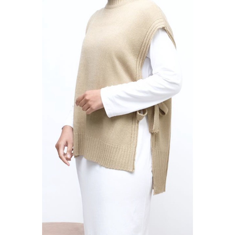 Vest Rompi Rajut Tali | Rompi Rajut Wanita