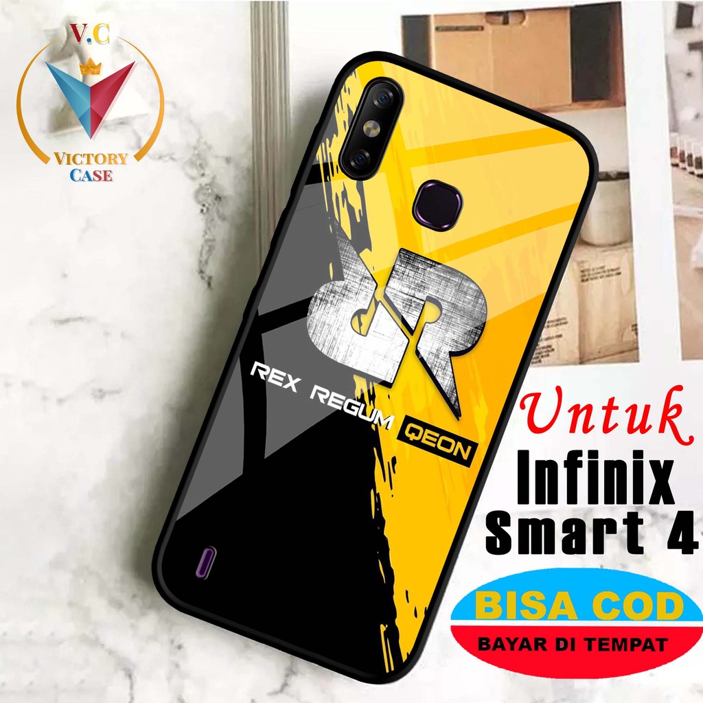 VC Case Infinix Smart 4 Motif RRQ Case Hp Glossy Casing Hardcase Softcase Bisa cod
