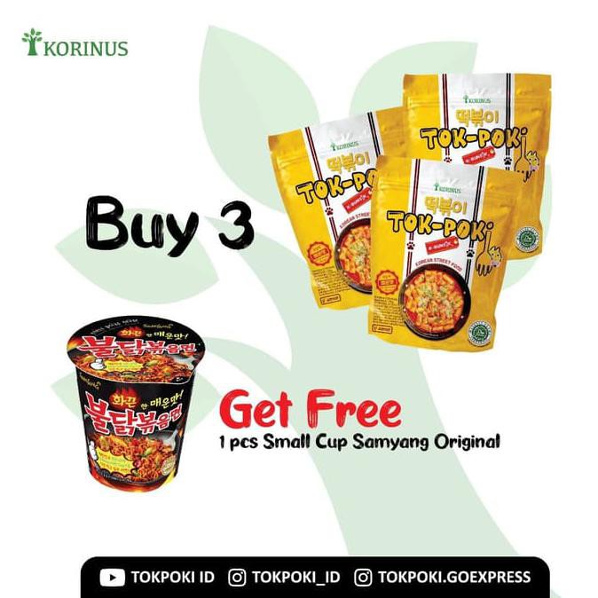 

BAYAR DI TEMPAT BUY 3 K - BUNSIK TOKPOKI HALAL MUI FREE 1 SMALL CUP SAMYANG ORIGINAL KODE 380