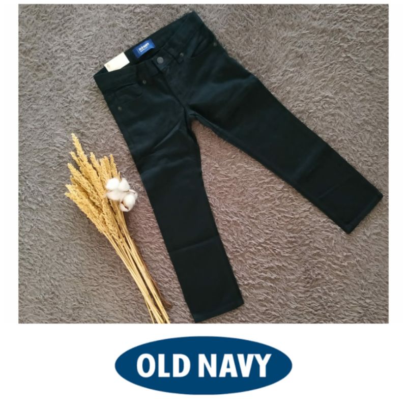 Celana Panjang Jeans Hitam Anak Laki-Laki Oldnavy