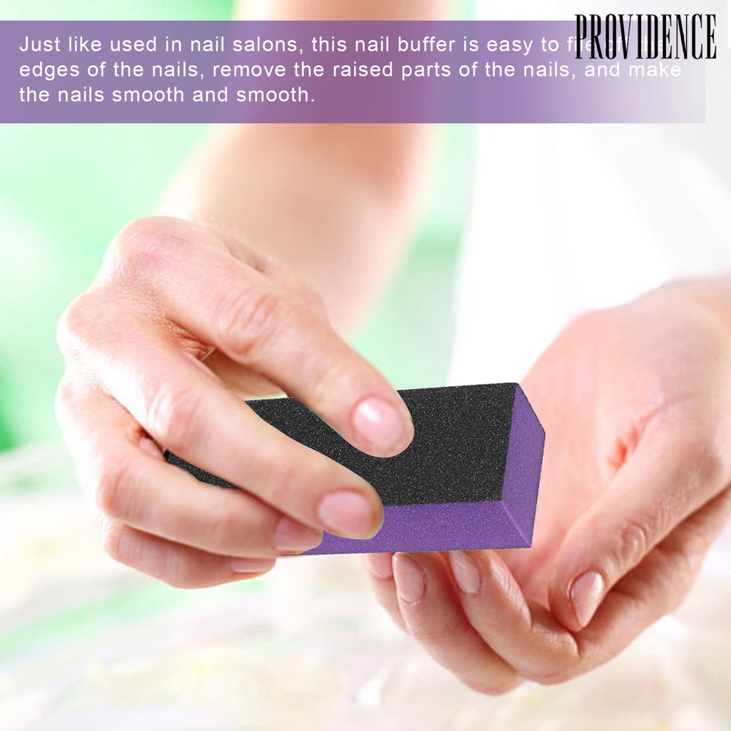 2 / 10 / 12 Pcs Alat Pengamplasan Blok Poles Kuku Multi Sisi Anti Abrasi Untuk Manicure Wanita