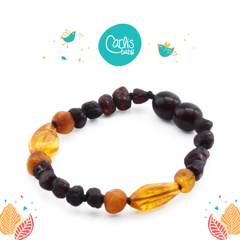 CE137 Gelang Amber Tumbuh Gigi Bayi By Carlis Baby