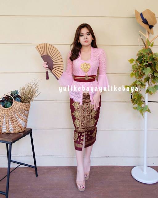 Kebaya Bali Modern Lengan Lonceng | kebaya kondangan wisuda