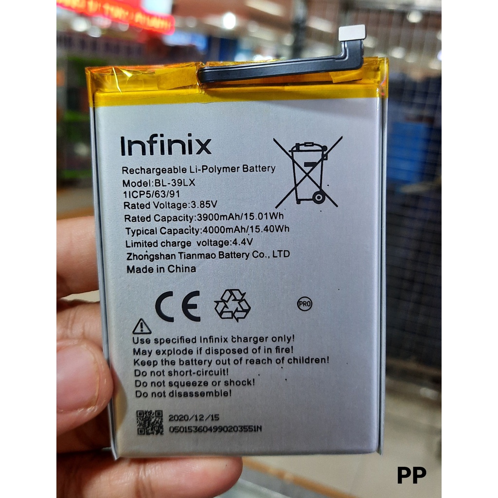 BATERAI INFINIX 4 SMART X653C BL-39LX HOT S3 HOT 6  BL 39LX / INFINIX HOT S3X X622 BL39JX BL 39JX ORIGINAL