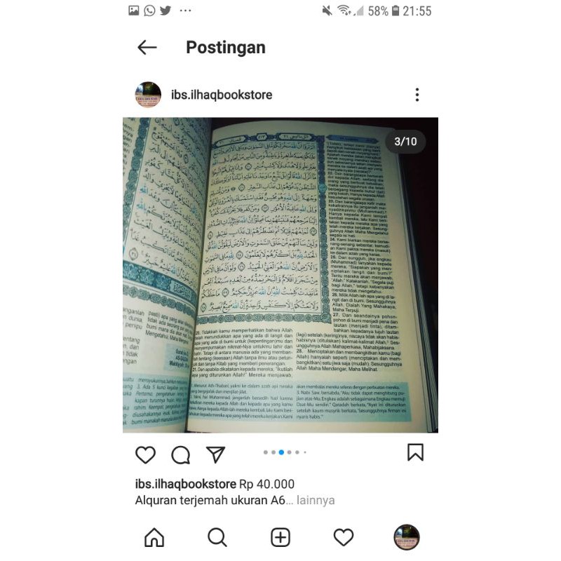 Alquran terjemah ukuran A6 LengkapRingkasan tafsir ibnu katsir Ringkasan tafsir ath thabari