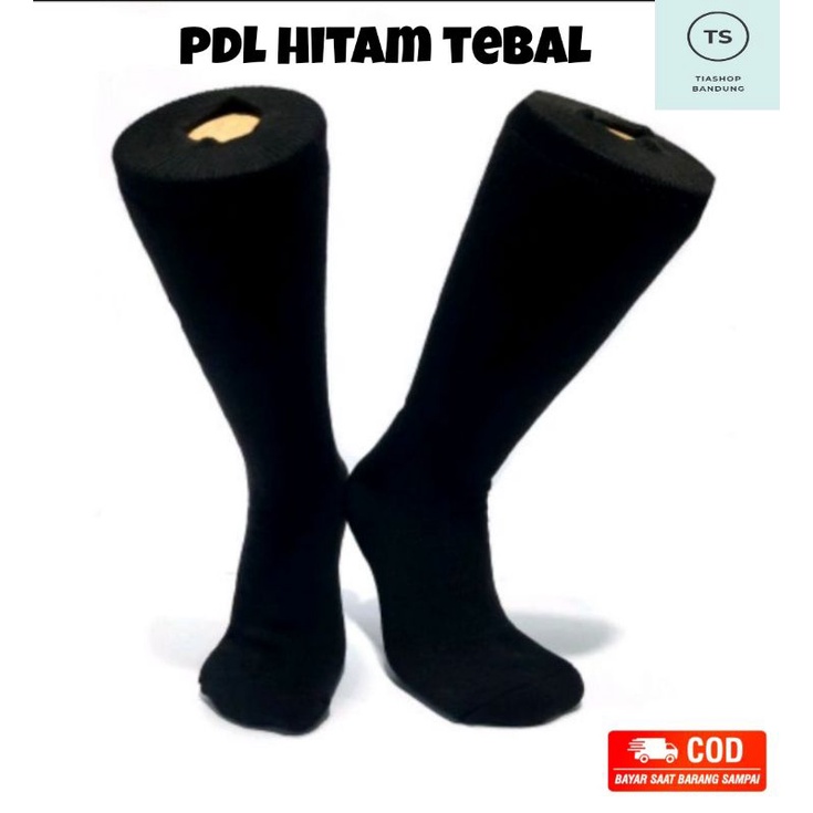 Kaos Kaki PDL Hitam Tebal || Kaos Kaki Pria || Kaos Kaki Hitam Tebal