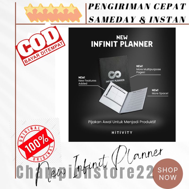 NEW INFINIT PLANNER buku catatan dapat dihapus jurnal agenda notes erasable notebook produktif