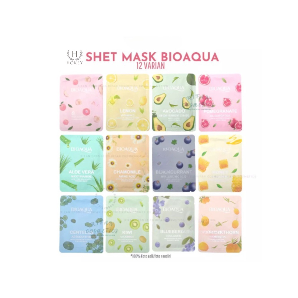 BIO AQUA SHEET MASK 12 VARIAN