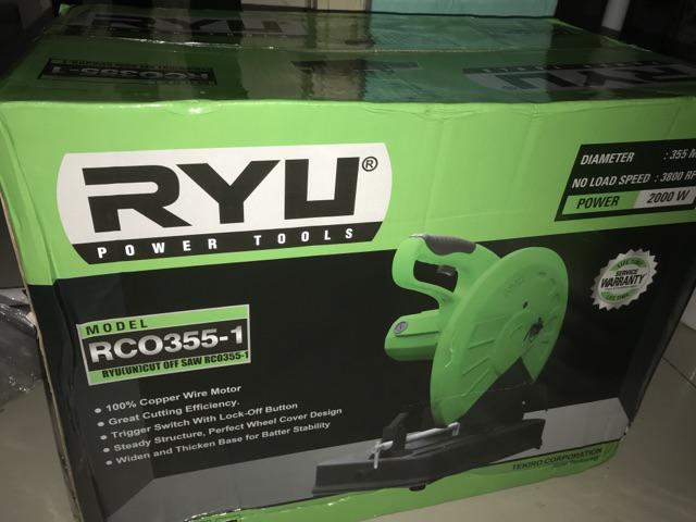 Mesin Potong Besi Bonus Mata 14 Inch Ryu Cut Off Cutting Wheel